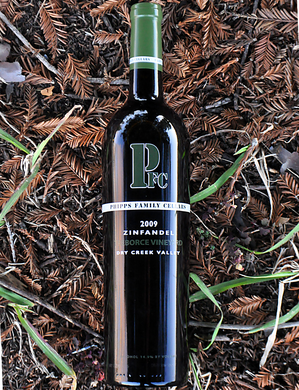 Phipps Family Cellars 2009 Treborce Vineyard Dry Creek Valley Zinfandel 750ml Wine Bottle