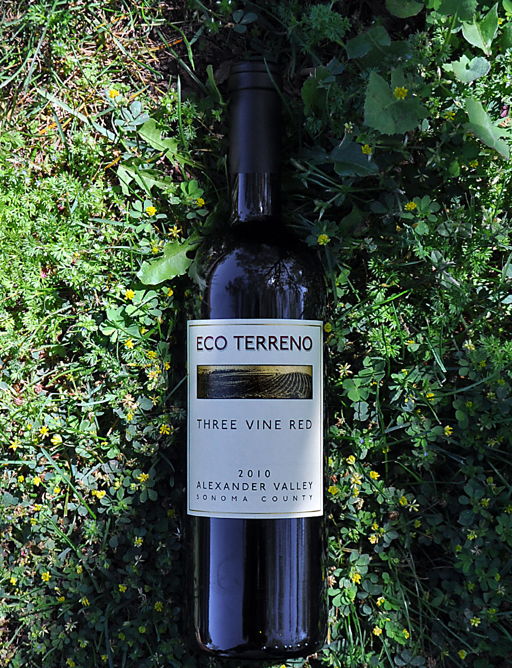 Eco Terreno 2010 Alexander Valley Three Vine Red 750ml Wine Bottle