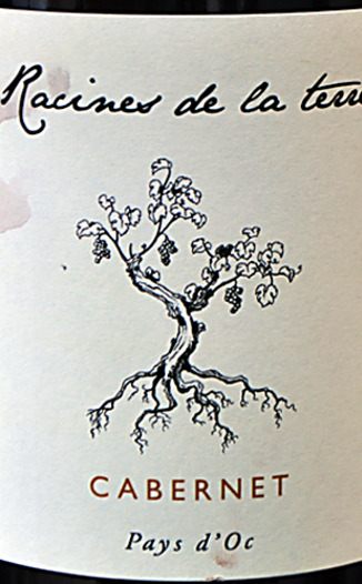 Racines de la Terre 2009 Pays d'Oc Cabernet 750ml Wine Bottle