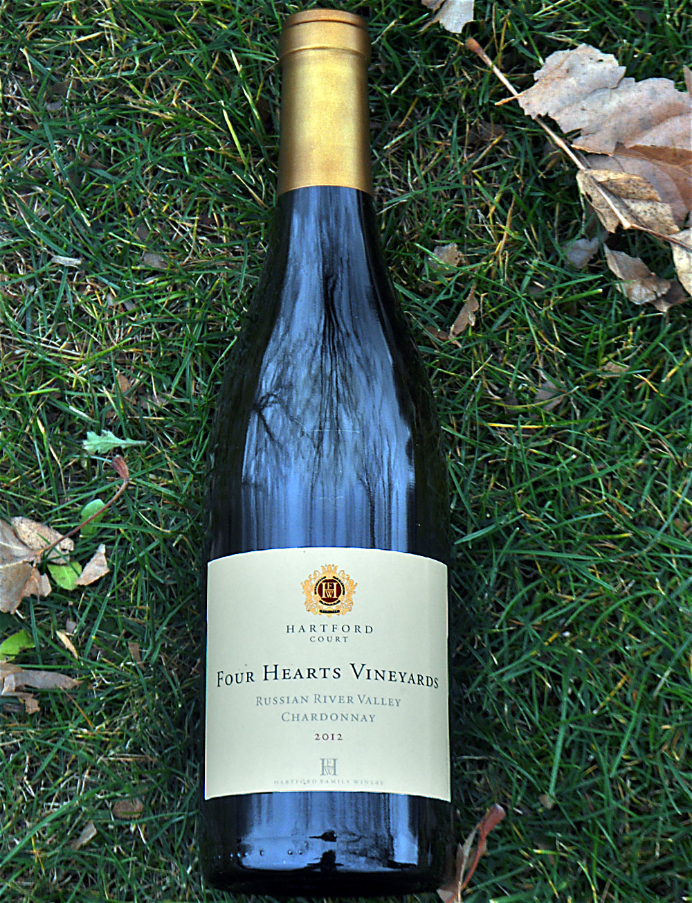 Hartford Family Winery 2012 Four Hearts Vineyard Chardonnay 750ml Wine Bottle