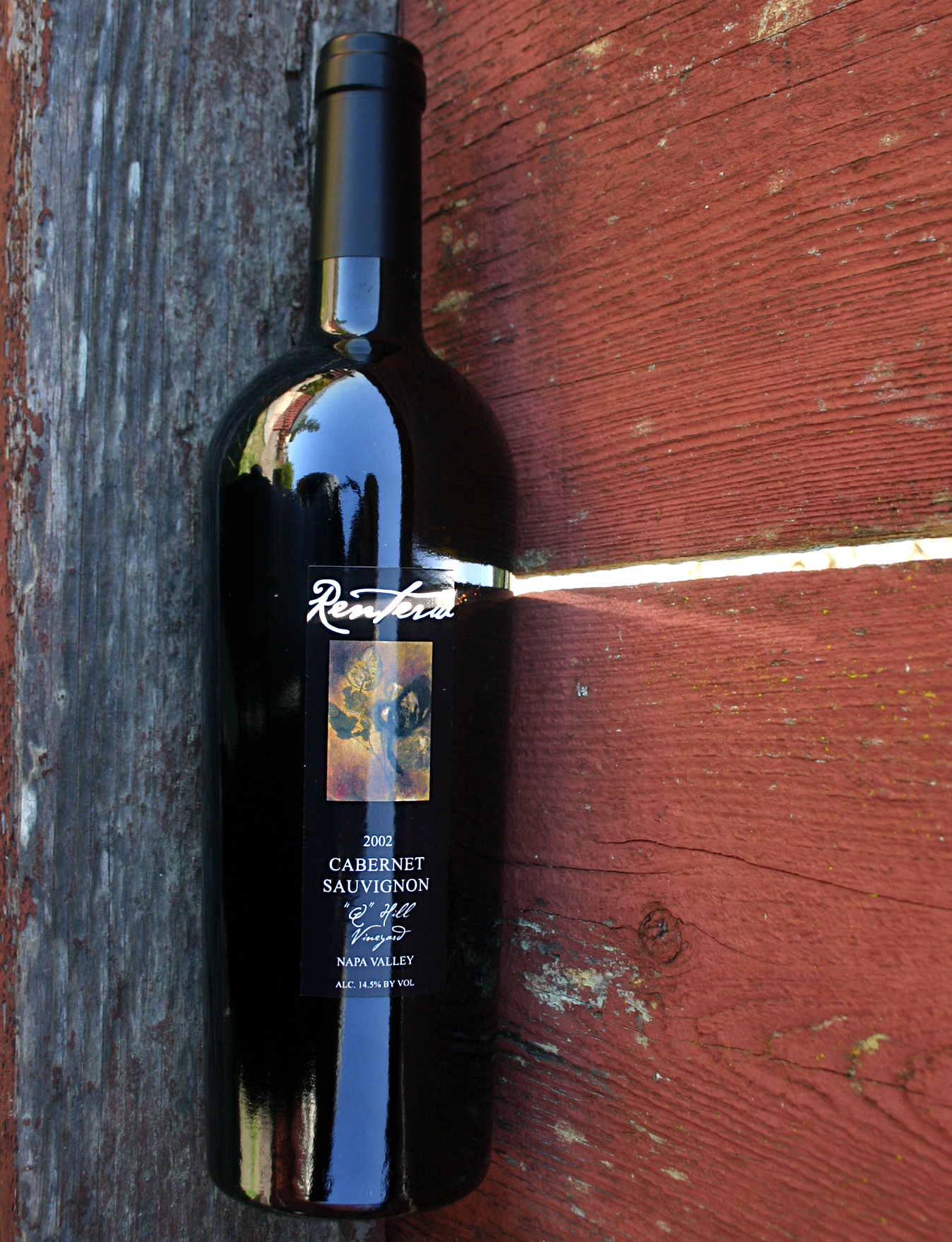 Renteria 2002 Cabernet Sauvignon 750ml Wine Bottle