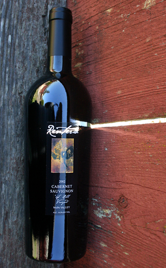 Renteria 2002 Cabernet Sauvignon 750ml Wine Bottle