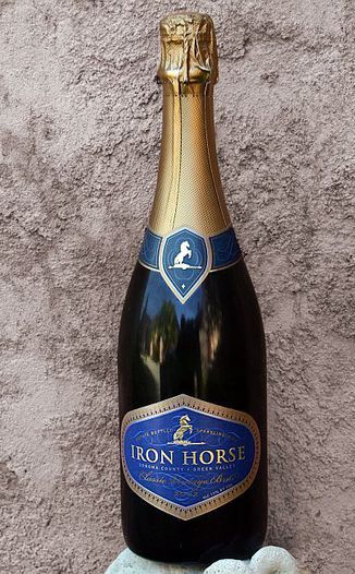 Iron Horse Vineyards 2002 Classic Vintage Brut 750ml Wine Bottle