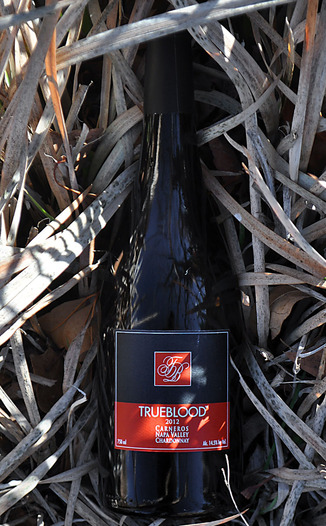 Vampire Vineyards 2012 TRUEBLOOD Carneros Napa Valley Chardonnay 750ml Wine Bottle