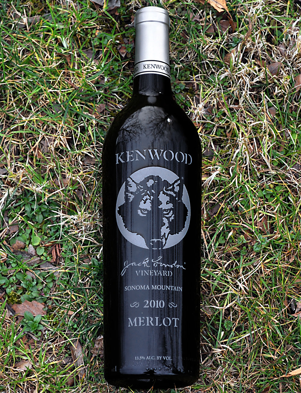 Kenwood Vineyards 2010 Jack London's Vineyard Sonoma Mountain Merlot 750ml Wine Bottle