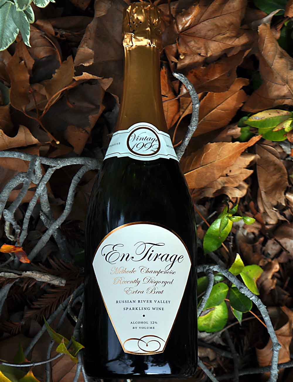 En Tirage 1992 Methode Champenoise Extra Brut 750ml Wine Bottle