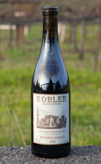 Kobler Estate Winery 2010 Reserve Syrah Russian River Valley 750ml Wine Bottle