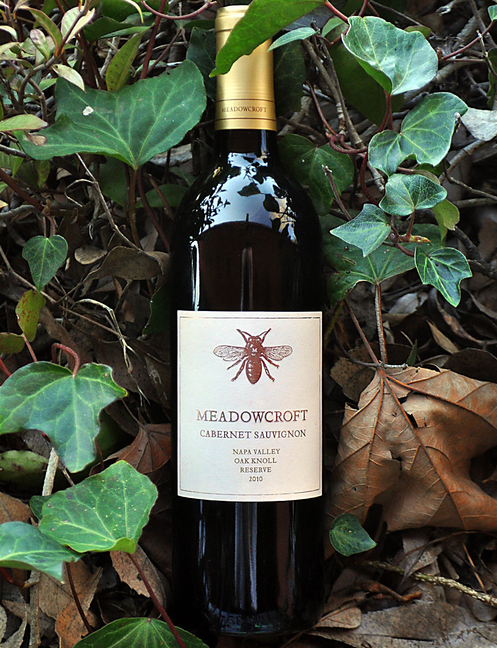 Meadowcroft Wines 2010 Napa Valley Oak Knoll Reserve Cabernet Sauvignon 750ml Wine Bottle