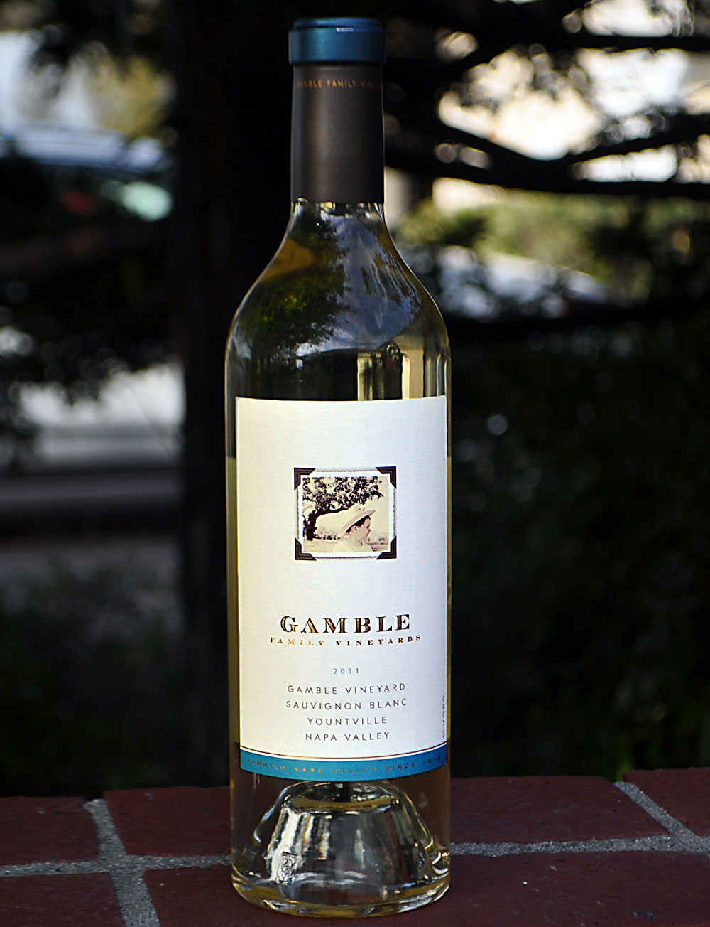 Gamble Family Vineyards 2011 Yountville Sauvignon Blanc 750ml Wine Bottle
