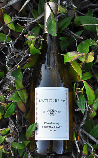 L'Attitude 39 2010 Sonoma Coast Chardonnay 750ml Wine Bottle