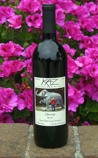 Kaz Winery 2006 Stomp - Merlot 750ml Wine Bottle