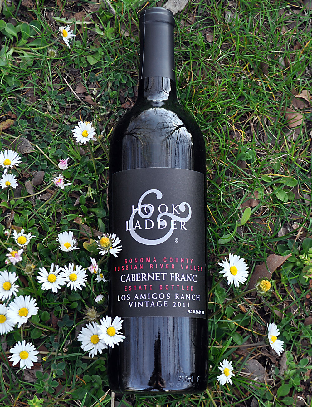 Hook & Ladder 2011 Russian River Valley Cabernet Franc 750ml Wine Bottle