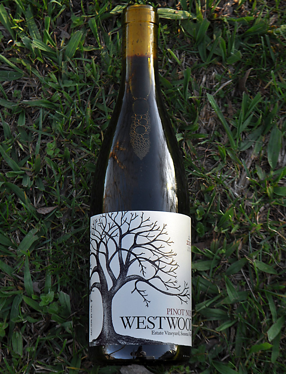 Westwood 2010 Sonoma Valley Estate Vineyard Pinot Noir 750ml Wine Bottle