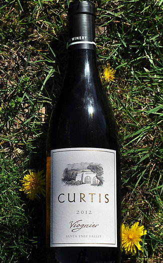 Curtis Winery 2012 Santa Ynez Valley Estate Viognier 750ml Wine Bottle