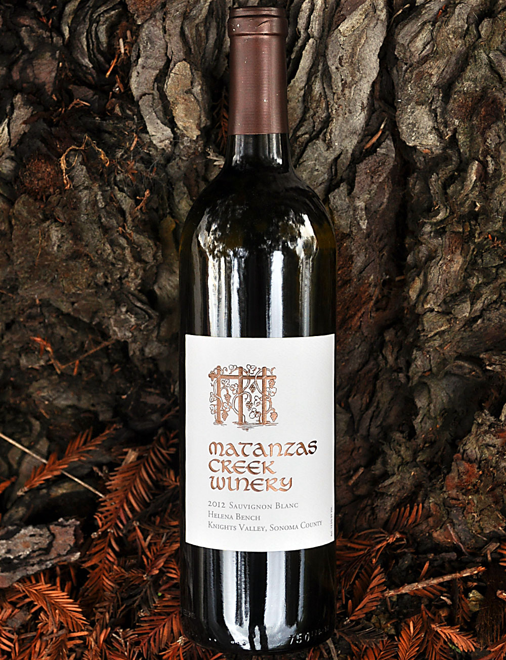 Matanzas Creek Winery 2012 Helena Bench Knights Valley Sauvignon Blanc 750ml Wine Bottle
