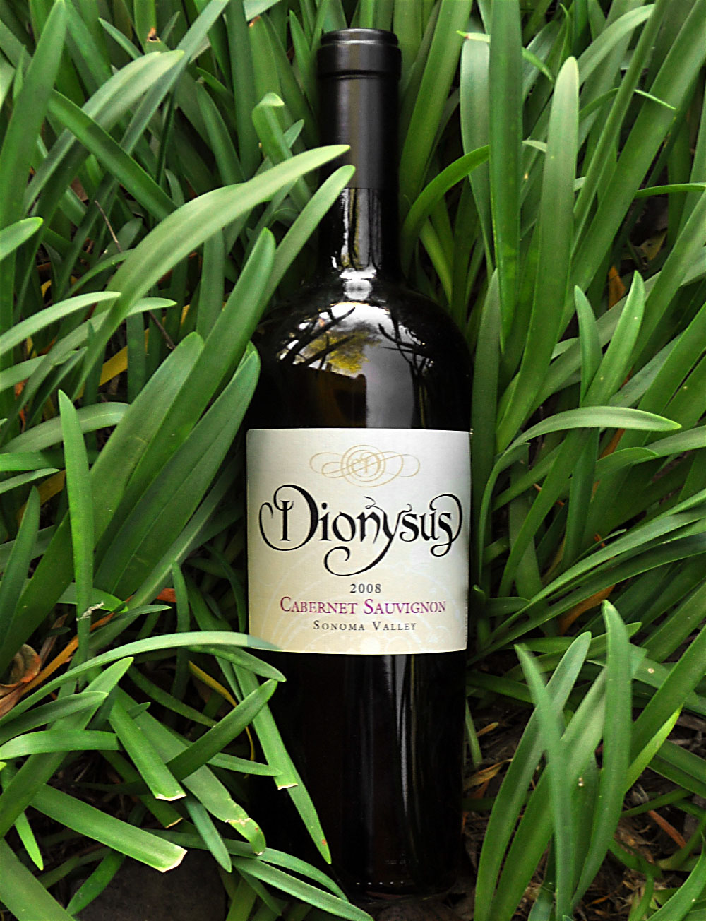 Dionysus Winery 2008 Sonoma Valley Cabernet Sauvignon 750ml Wine Bottle