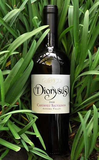 Dionysus Winery 2008 Sonoma Valley Cabernet Sauvignon 750ml Wine Bottle