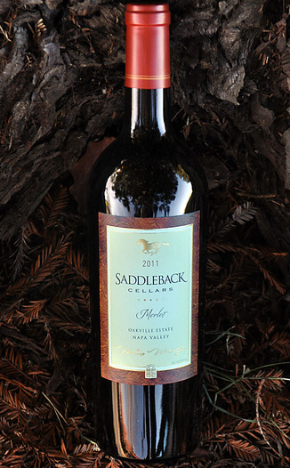 Saddleback Cellars 2011 Oakville Estate Napa Valley Merlot 750ml Wine Bottle