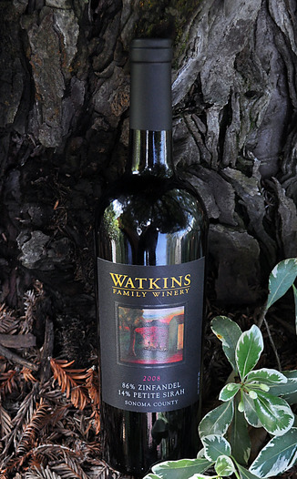 Watkins Family Winery 2008 Sonoma County Zinfandel 750ml Wine Bottle