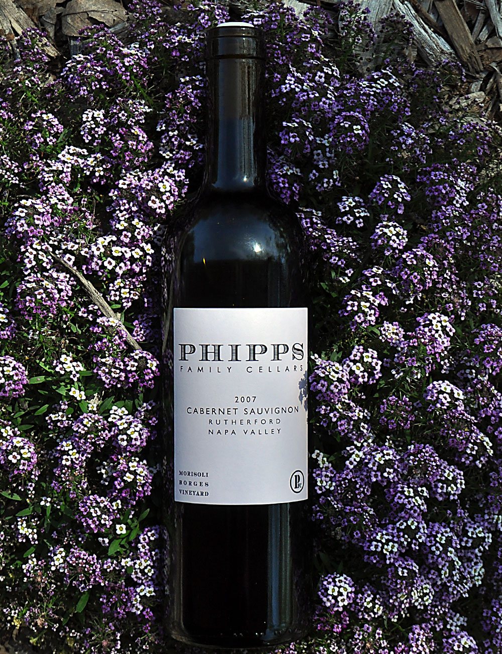 Phipps Family Cellars 2007 Rutherford Napa Valley Cabernet Sauvignon 750ml Wine Bottle