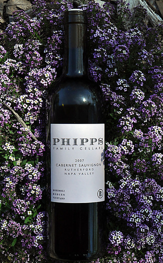 Phipps Family Cellars 2007 Rutherford Napa Valley Cabernet Sauvignon 750ml Wine Bottle