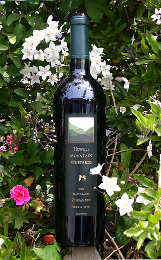 Howell Mountain Vineyards 1999 Beatty Ranch Zinfandel 750ml Wine Bottle