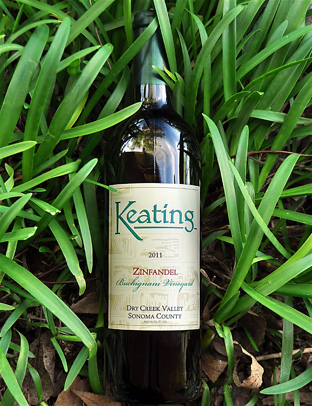 Keating Wines 2011 Buchignani Dry Creek Valley Zinfandel 750ml Wine Bottle