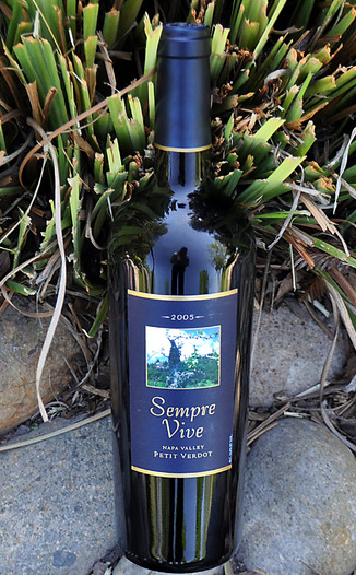 Romeo Vineyards 2005 Sempre Vive Napa Valley Petit Verdot 750ml Wine Bottle