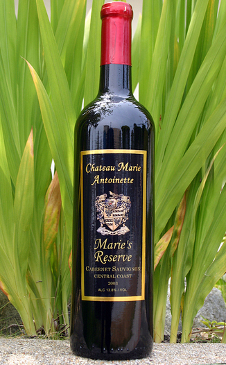 Chateau Marie Antoinette 2003 Cabernet Sauvignon Marie's Reserve 750ml Wine Bottle