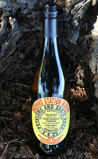 Orchard Station Winery 2012 Sonoma County Chardonnay 750ml Wine Bottle