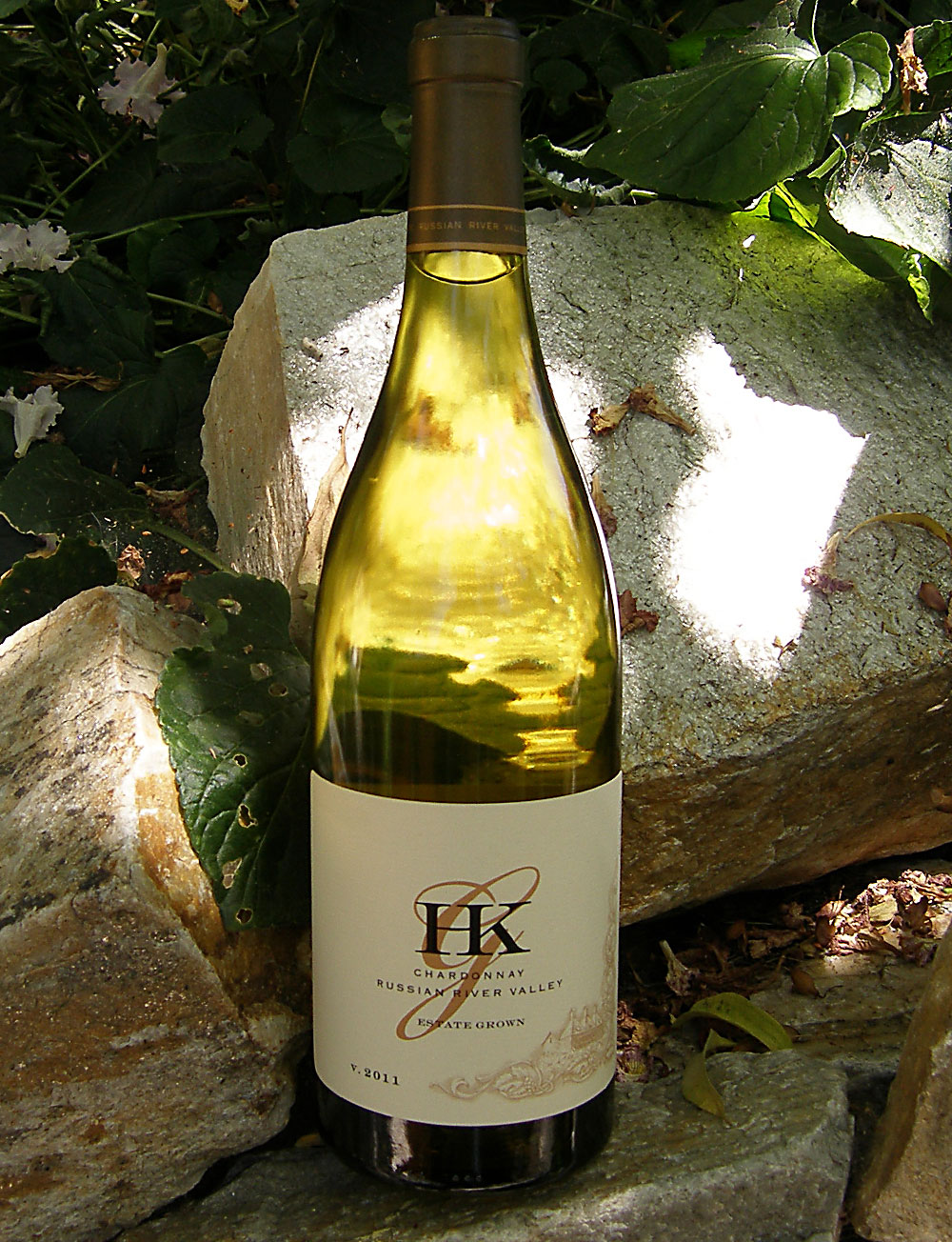 HKG Wines 2011 Russian River Valley Chardonnay 750ml Wine Bottle