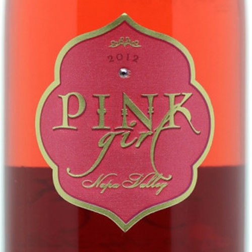 Pink Girl Wines 2012 Napa Valley Rose of Syrah 750ml Wine Bottle