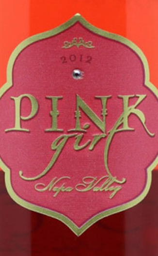 Pink Girl Wines 2012 Napa Valley Rose of Syrah 750ml Wine Bottle