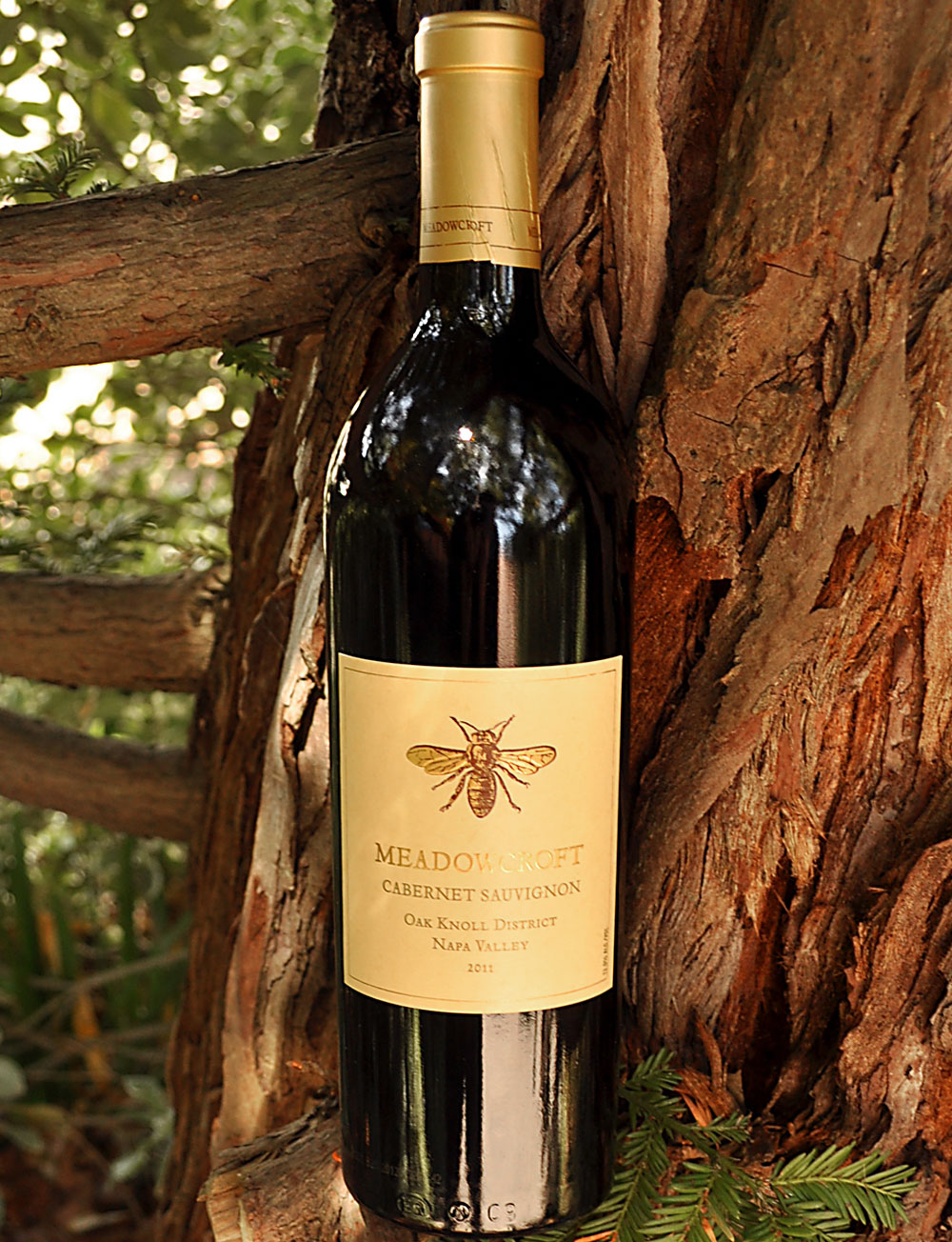 Meadowcroft Wines 2011 Oak Knoll District Cabernet Sauvignon 750ml Wine Bottle
