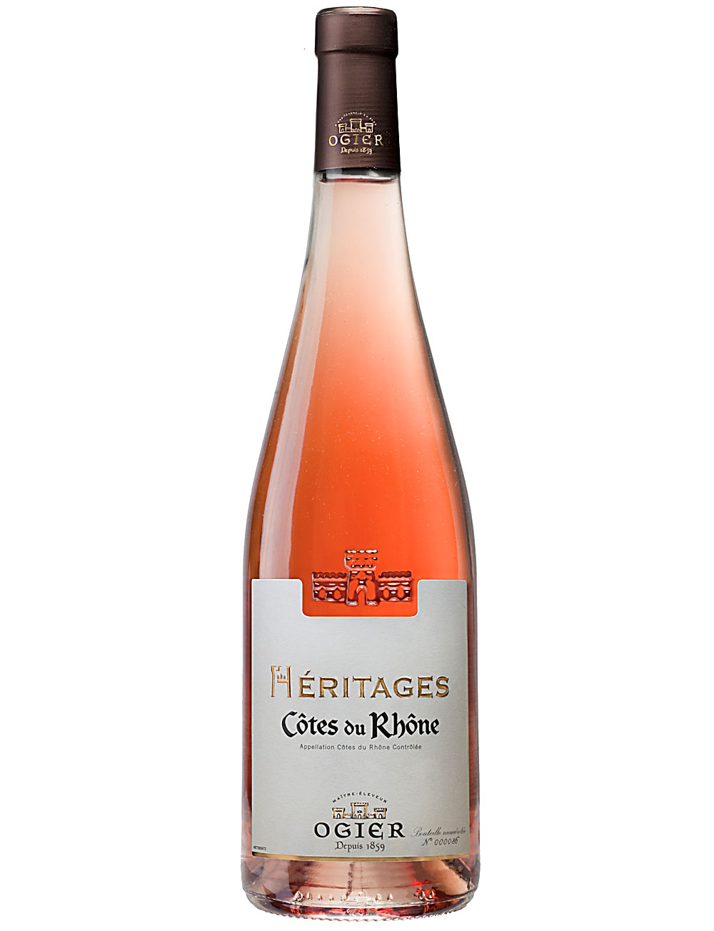 Domaine Michel & Stephane Ogier 2013 Heritages Cotes du Rhone Rose 750ml Wine Bottle