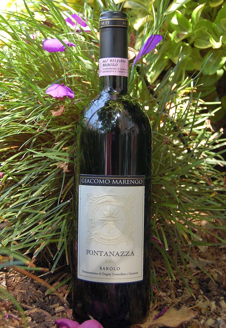 Fattoria Giacomo Marengo 2001 Fontanazza Barolo 750ml Wine Bottle