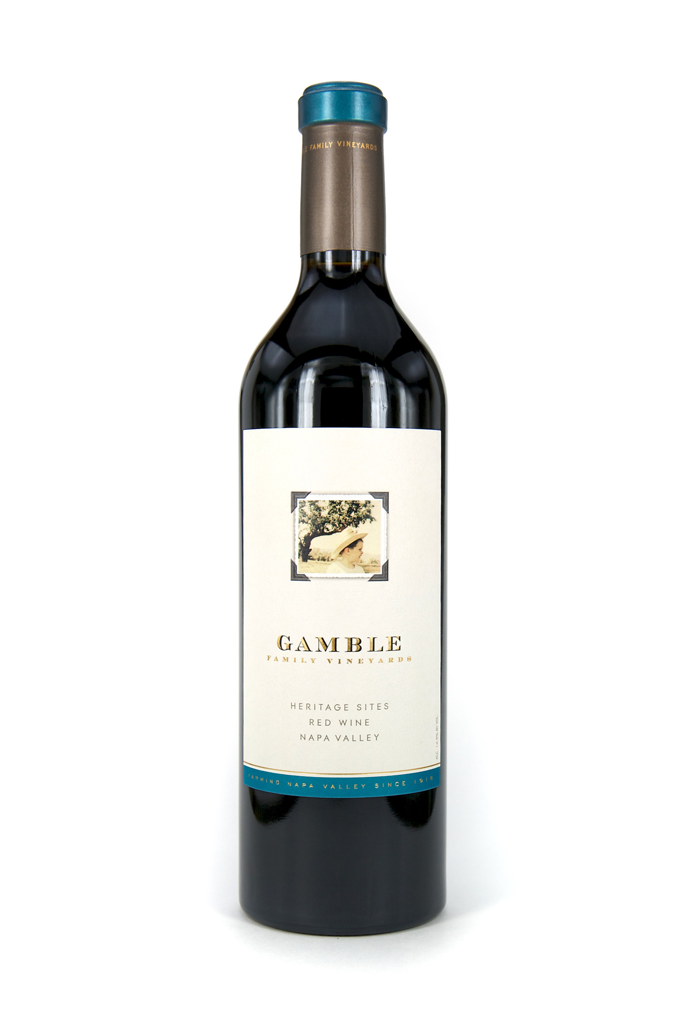 Gamble Family Vineyards 2011 Heritage Sites Napa Valley Red Wine 750ml Wine Bottle