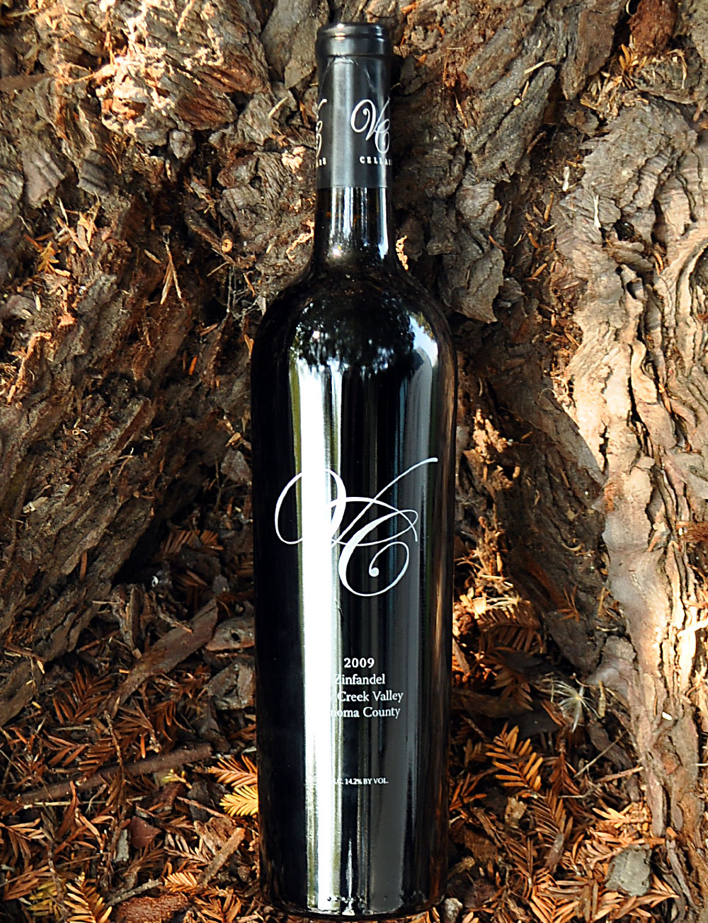 VC Cellars 2009 Dry Creek Valley Zinfandel 750ml Wine Bottle
