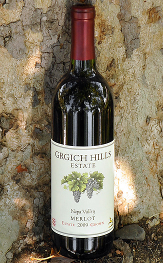 Grgich Hills Estate 2009 Napa Valley Merlot 750ml Wine Bottle