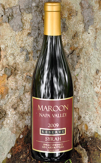 Maroon 2009 Reserve Napa Valley Syrah 750ml Wine Bottle