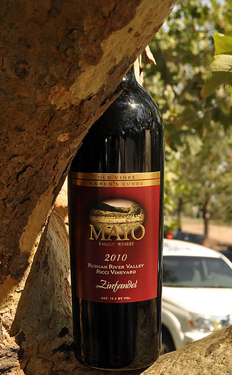 Mayo Family Winery 2010 Ricci Vineyard Old Vine Russian River Valley Zinfandel 750ml Wine Bottle