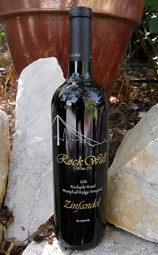 Rock Wall Wine Co. 2011 Rockpile Road Westphall Ridge Vineyard Zinfandel 750ml Wine Bottle