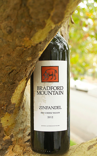 Bradford Mountain Winery 2012 Dry Creek Valley Zinfandel 750ml Wine Bottle