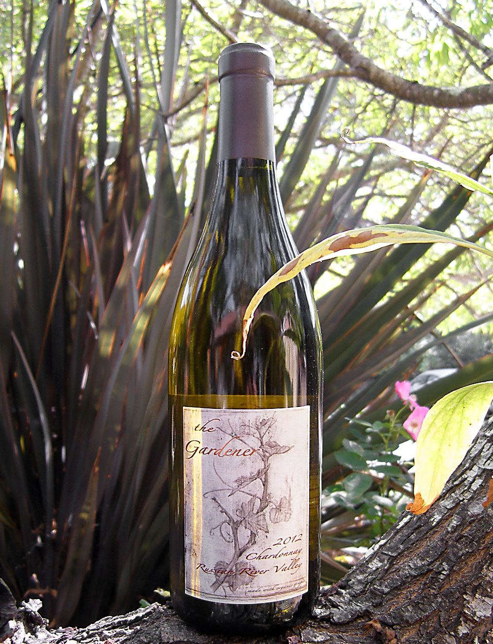 Horse & Plow Winery 2012 The Gardener Russian River Valley Chardonnay 750ml Wine Bottle