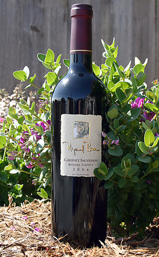 Raymond Burr Vineyards 2004 Cabernet Sauvignon 750ml Wine Bottle