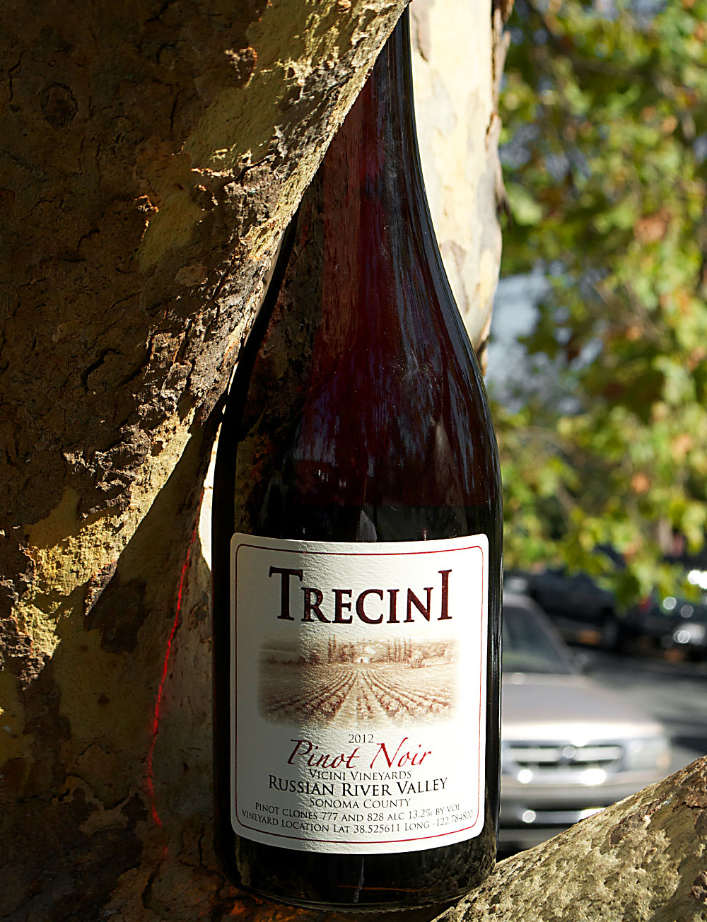 Trecini Cellars 2012 Russian River Valley Pinot Noir 750ml Wine Bottle