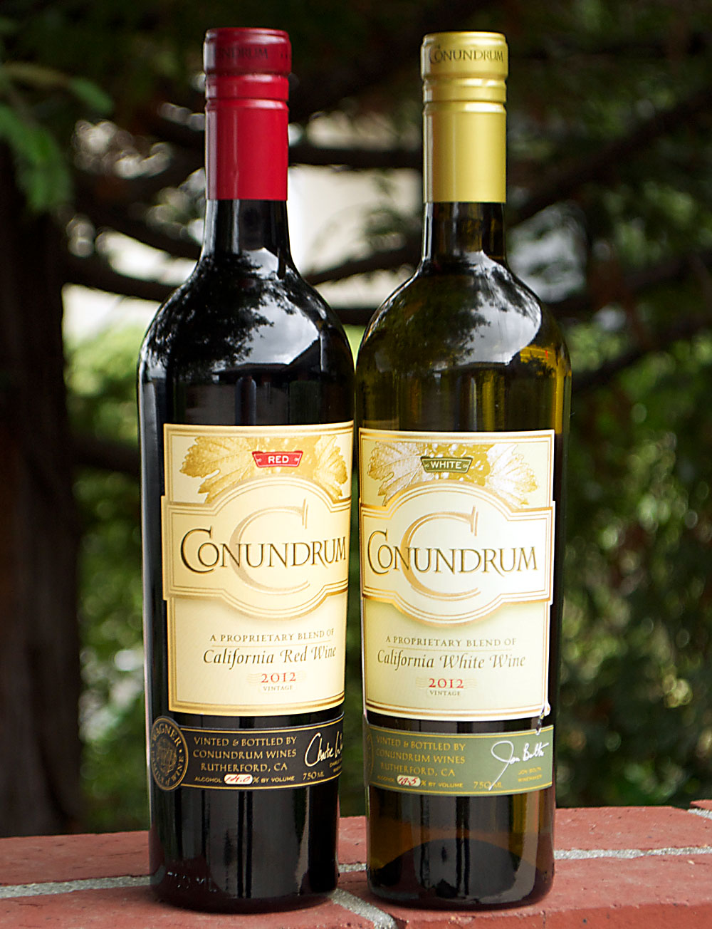 Wagner Family of Wines 2012 Conundrum by Caymus Red & White Proprietary Blends (2 Bottles) 750ml Wine Bottle