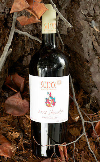 Sunce Winery and Vineyard 2012 Sonoma Valley Merlot 750ml Wine Bottle