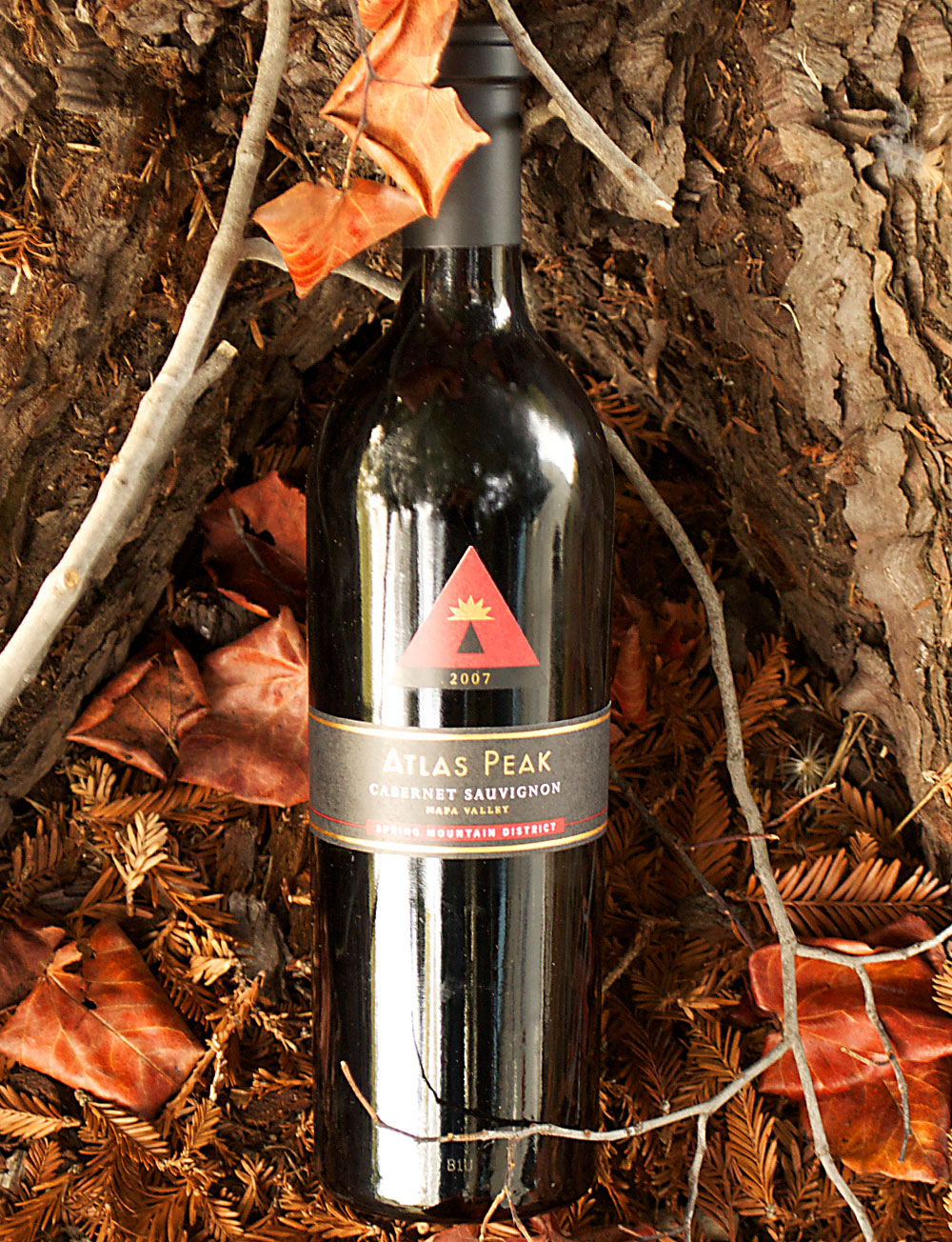 Atlas Peak Vineyards 2007 Spring Mountain District Cabernet Sauvignon 750ml Wine Bottle