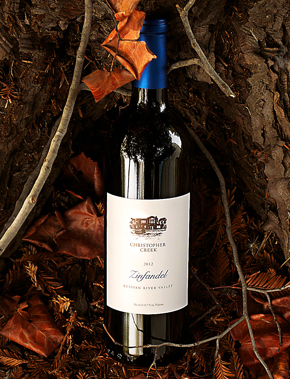 Christopher Creek Winery 2012 Russian River Valley Zinfandel 750ml Wine Bottle